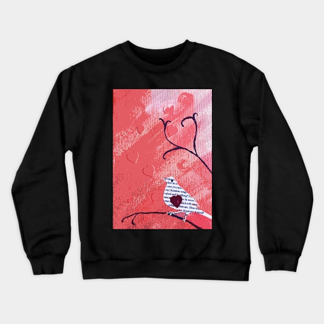 Love bird poem Crewneck Sweatshirt by drknice